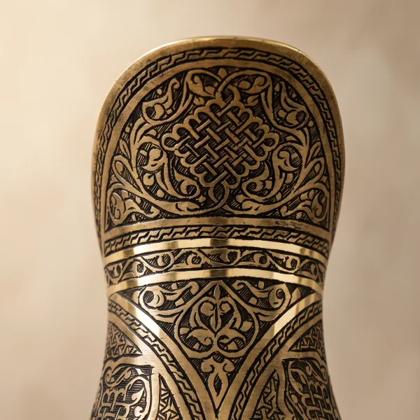 Sarı Bakır Sürahi Model 5