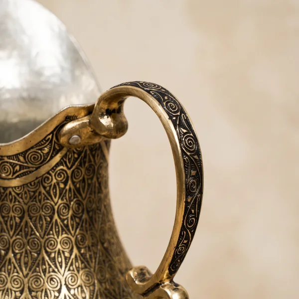 Sarı Bakır Sürahi Model 7