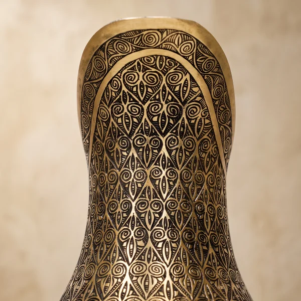 Sarı Bakır Sürahi Model 7