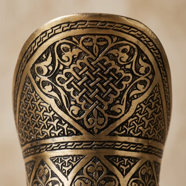 Sarı Bakır Sürahi Model 8