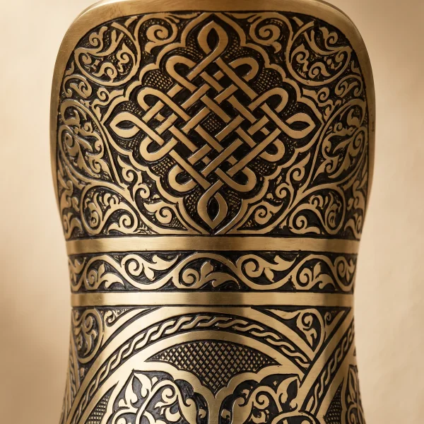 Sarı Bakır Sürahi Model 9