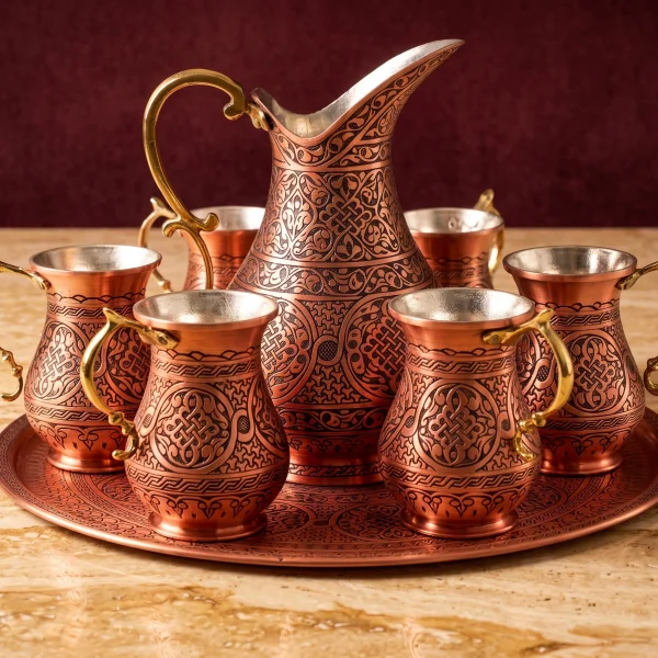 Sürahi Seti Model 1 Ağır İşlemeli