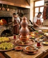 Bakır Çaydanlık Model 12
