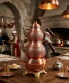 Bakır Çaydanlık Model 16 Kırmızı