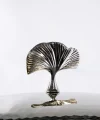 Bakır Dövme Kapaklı Sunum Tabağı 35 Cm