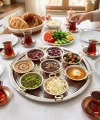 Bakır Kahvaltı Seti 8 Parça