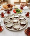 Bakır Kahvaltı Seti 8 Parça