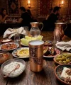 Bakır Rakı Bardağı Kırmızı Model 1