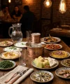Bakır Rakı Bardağı Kırmızı Model 1