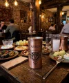 Bakır Rakı Bardağı Kırmızı Model 1