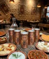 Bakır Rakı Bardağı Kırmızı Model 2