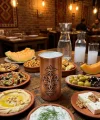 Bakır Rakı Bardağı Kırmızı Model 3