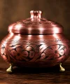 Bronz Bakır Şekerlik İşlemeli