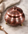 Bronz Bakır Şekerlik İşlemeli