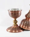Bakır Şekerlik İşlemeli 35 cm
