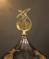 Bakır Fincan Seti Tekli Semazen Motifli