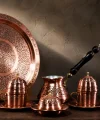 İsimli Fincan Seti 4lü Kırmızı İşlemeli