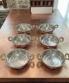 Bakır Kahvaltı Tabağı 9 Cm 6lı