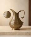 Sarı Bakır Sürahi Model 1