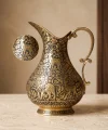 Sarı Bakır Sürahi Model 3