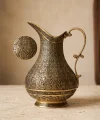 Sarı Bakır Sürahi Model 7