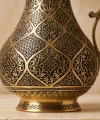 Sarı Bakır Sürahi Model 8