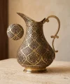 Sarı Bakır Sürahi Model 8