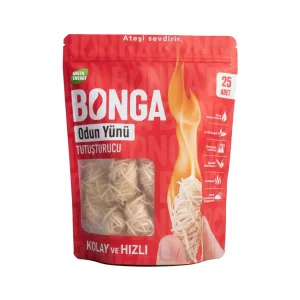 Briket Yumurta Kömür 4 kg - 25 Adet Tutuşturucu - Guruss Tutuşturma Bacası | Kolay Barbekü Seti