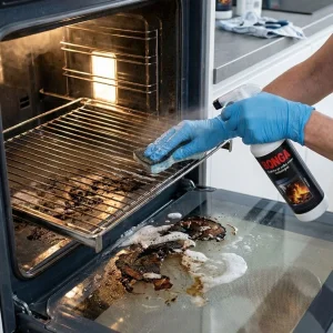 Şömine ve Soba Camı Temizleme Spreyi 500 ml - Izgara, fırın, İs, Kurum, Yanık Cam Temizleyici Sprey