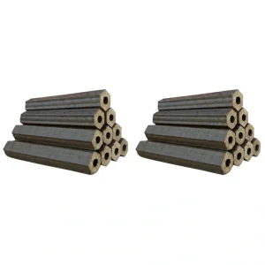 Bonga Briket Şömine Odunu Dumansız ve Kokusuz Yüksek Alevli - 20 Adet (20 kg)