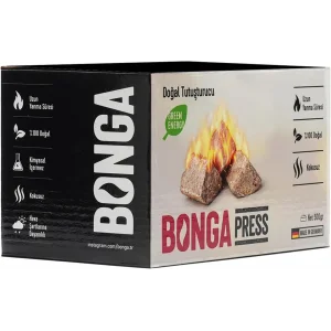 Bonga Sıkıştırılmış Press Tutuşturucu %100 Doğal - 40 Adet (500 gr)