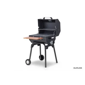 Guruss CG-050 Kömürlü Barbekü Siyah Mangal - Önlük + Kılıf Hediyeli