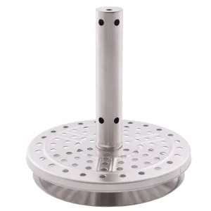 RedFire Volcano Dumansız Masaüstü Ateş Çukuru Silver - Medium | Portatif Şömine Balkon & Teras Sobası