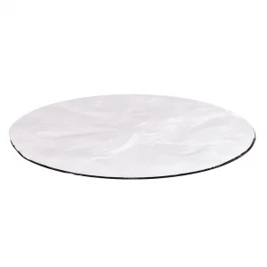 RedFire Volcano Dumansız Masaüstü Ateş Çukuru Silver - Medium | Portatif Şömine Balkon & Teras Sobası