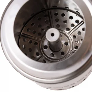 RedFire Volcano Dumansız Masaüstü Ateş Çukuru Silver - Medium | Portatif Şömine Balkon & Teras Sobası