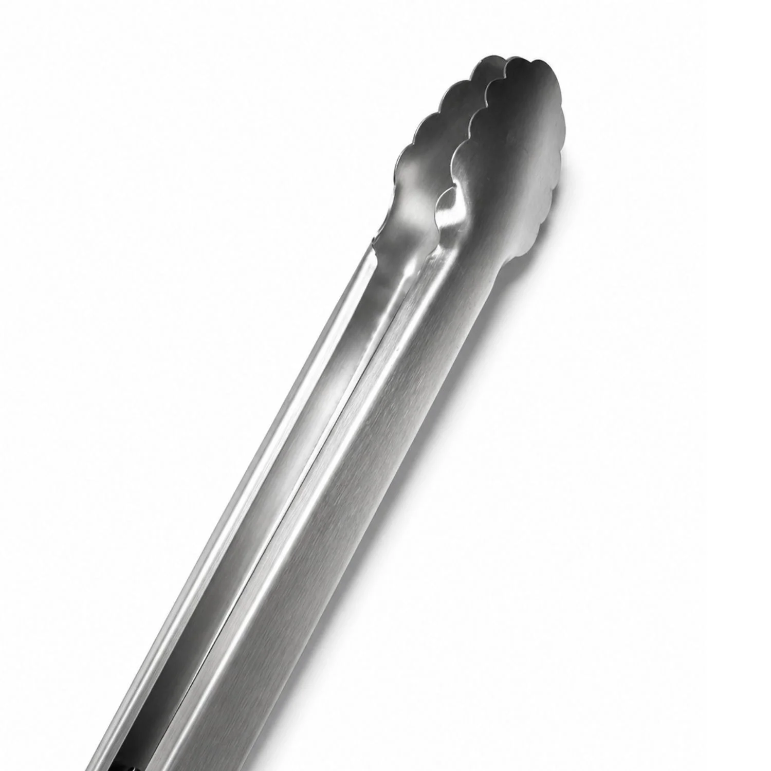 Barbekü Mangal Maşası 40 cm - Paslanmaz Çelik Kaymaz Saplı Kilit Mekanizmalı Izgara Et Maşası