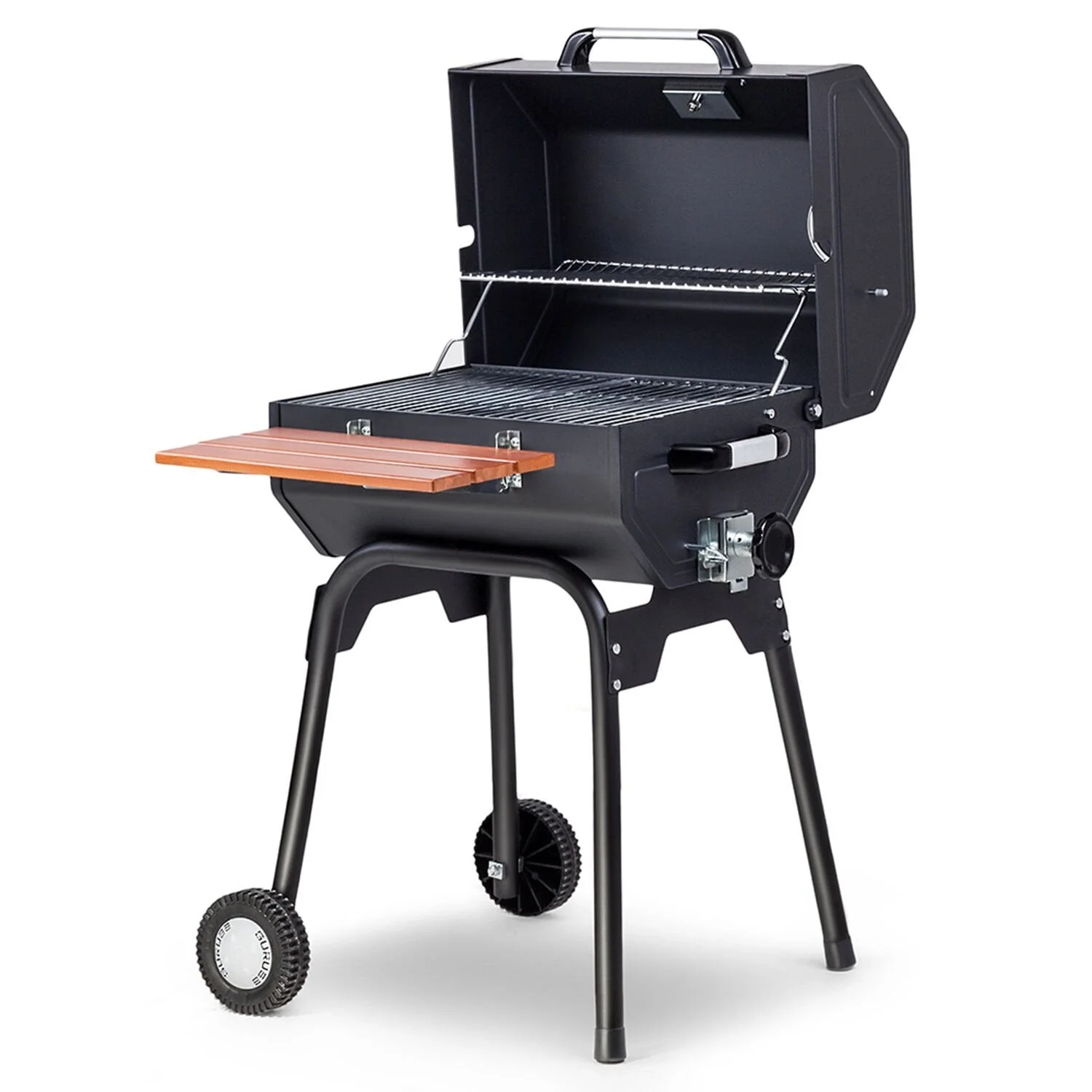 Guruss CG-050 Kömürlü Barbekü Siyah Mangal - Tam Set