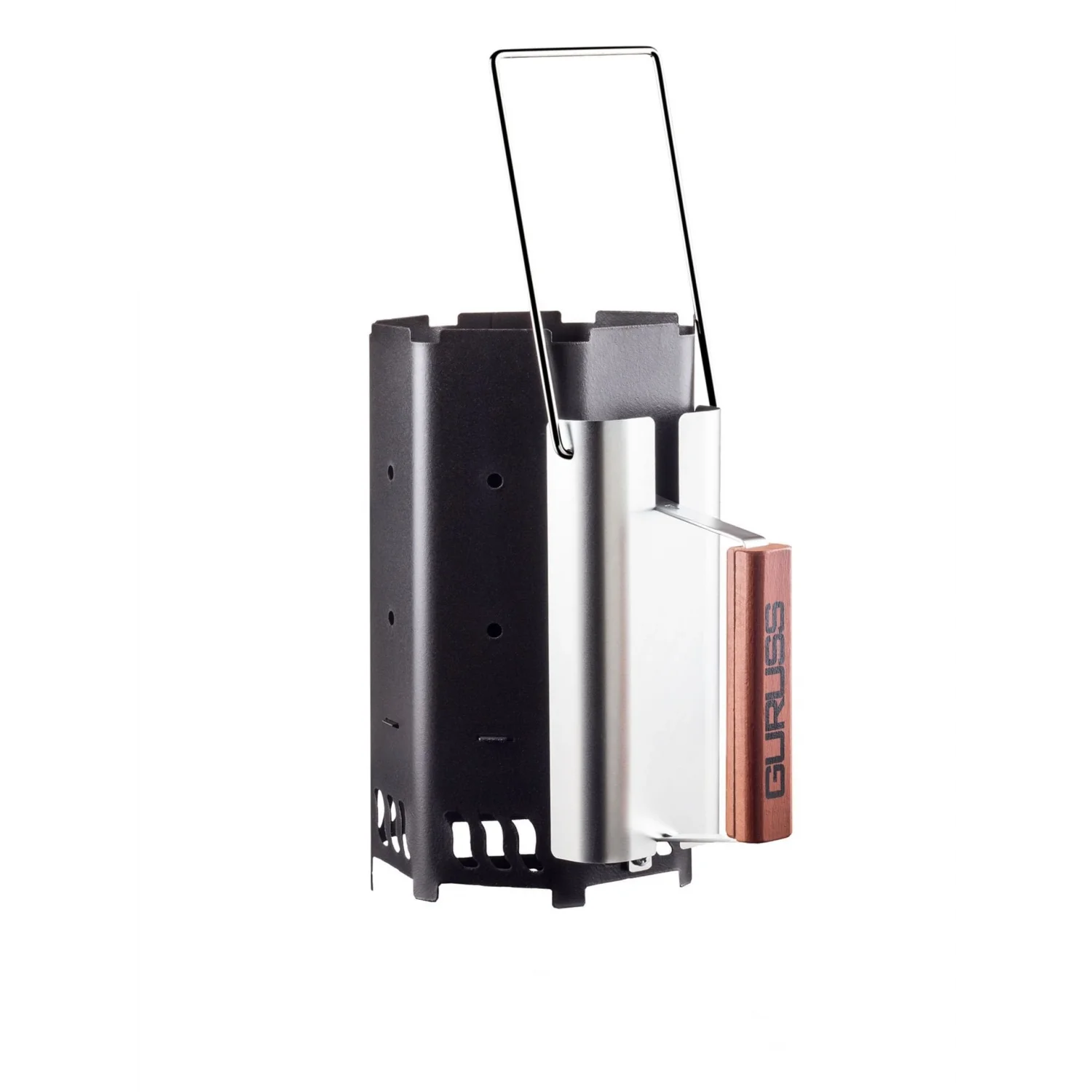 Guruss CG-075 Kömürlü Barbekü Mangal Siyah - Tam Set