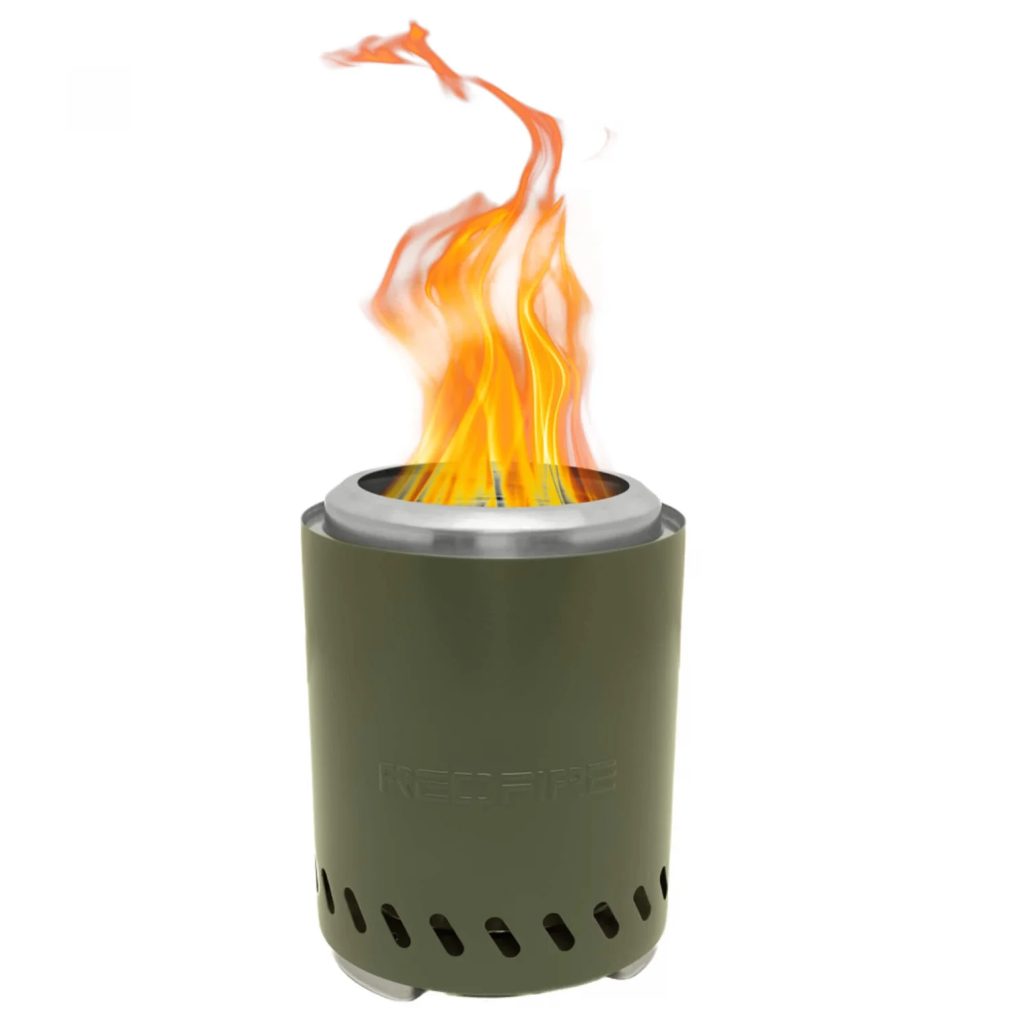 RedFire Volcano Dumansız Masaüstü Ateş Çukuru Green - Medium | Portatif Şömine Balkon & Teras Sobası