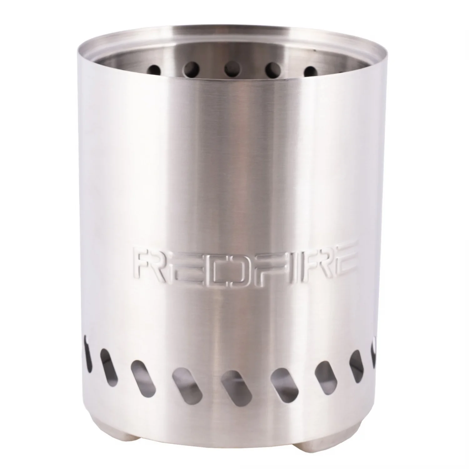 RedFire Volcano Dumansız Masaüstü Ateş Çukuru Silver - Medium | Portatif Şömine Balkon & Teras Sobası