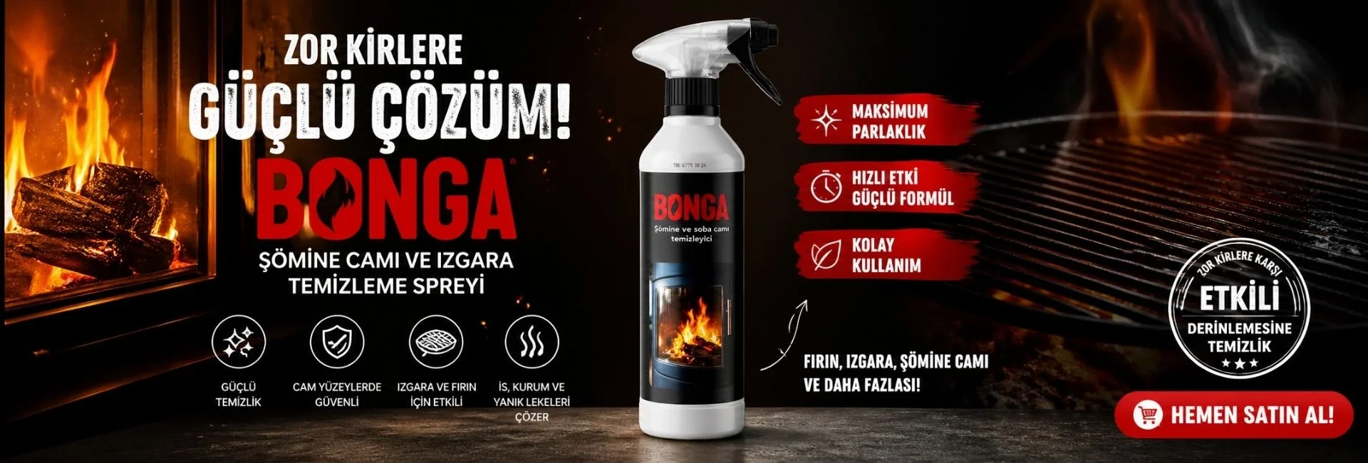 Mangal Temizleyici Sprey