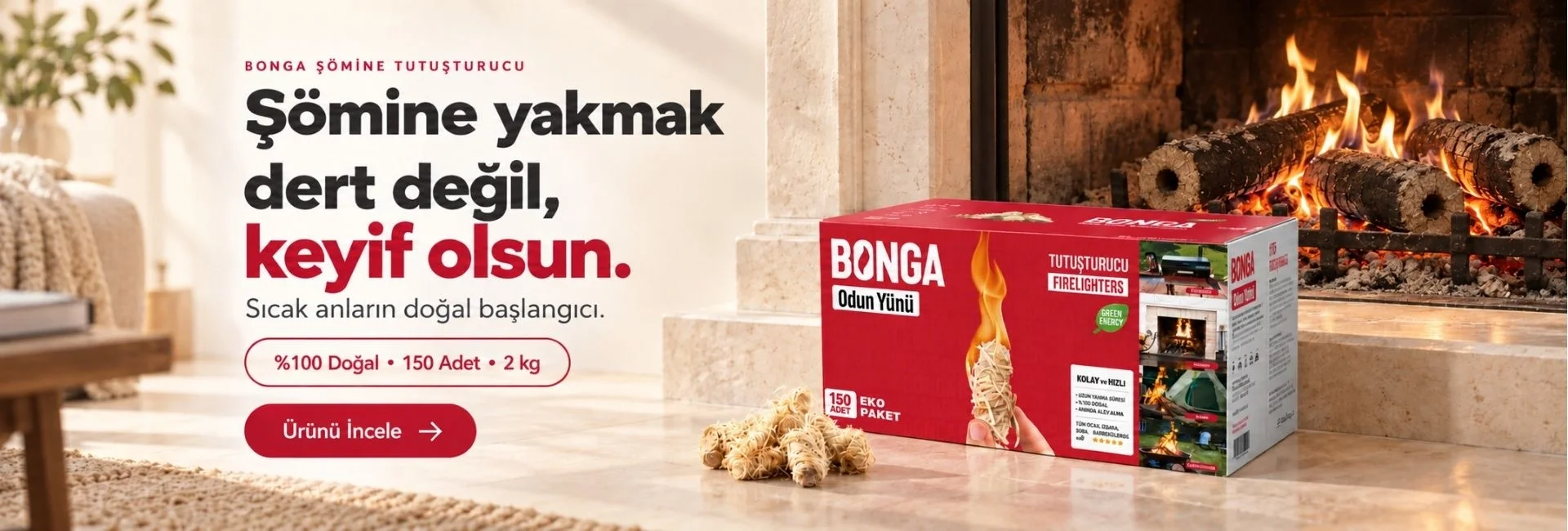 Şömine Tutuşturucu