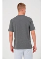 Erkek 24/1 Düz A Kalite Oversize T-shirt - Antrasit