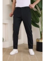 Erkek Casual Slim Fit Cord Desenli Kumaş Pantolon