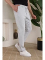 Erkek Casual Slim Fit Cord Desenli Kumaş Pantolon