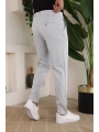 Erkek Casual Slim Fit Cord Desenli Kumaş Pantolon