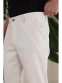 Erkek Casual Slim Fit Cord Desenli Kumaş Pantolon
