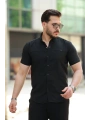 Erkek çıtçıt Düğmeli Kısa Kollu Gömlek