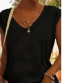 Kadın Kısa Kollu V Yakalı Viskon Bluz