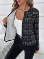 Kadın Uzun Kollu önü Açık şanel Kısa Ceket